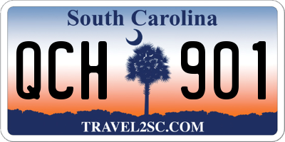 SC license plate QCH901