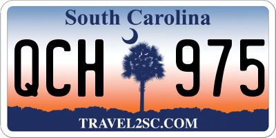 SC license plate QCH975