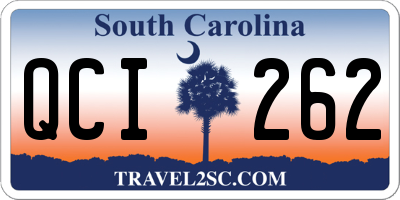 SC license plate QCI262