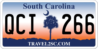 SC license plate QCI266