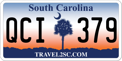 SC license plate QCI379