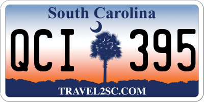 SC license plate QCI395