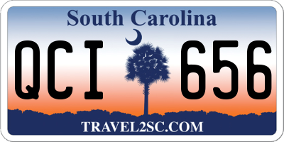 SC license plate QCI656