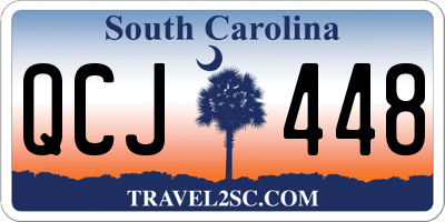 SC license plate QCJ448
