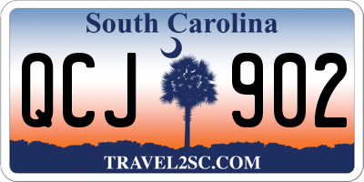 SC license plate QCJ902