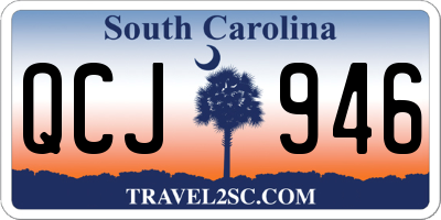 SC license plate QCJ946