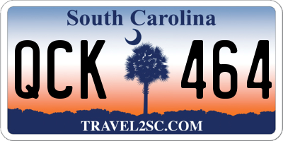 SC license plate QCK464
