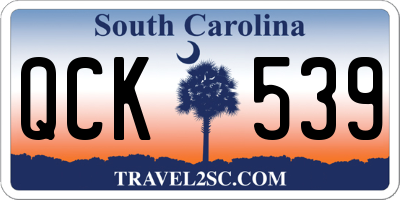 SC license plate QCK539