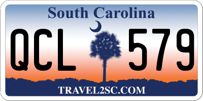 SC license plate QCL579