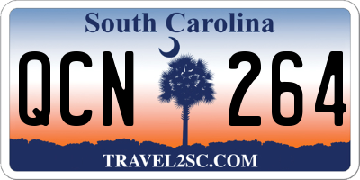 SC license plate QCN264