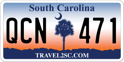 SC license plate QCN471