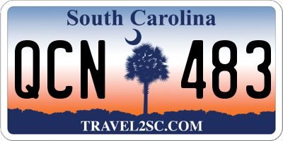 SC license plate QCN483