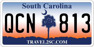 SC license plate QCN813