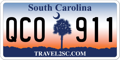 SC license plate QCO911