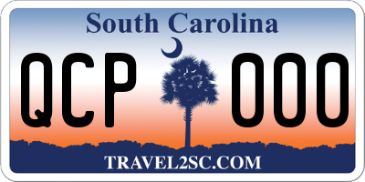 SC license plate QCP000