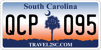 SC license plate QCP095