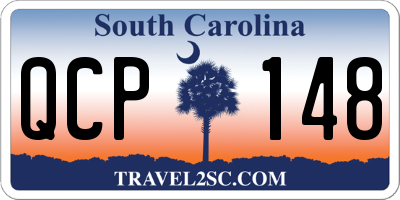 SC license plate QCP148