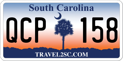 SC license plate QCP158
