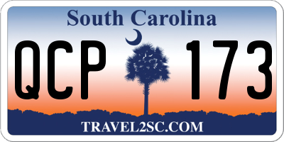 SC license plate QCP173