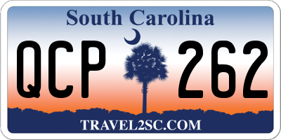 SC license plate QCP262