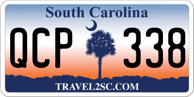 SC license plate QCP338