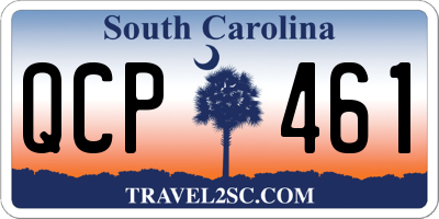 SC license plate QCP461