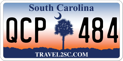 SC license plate QCP484