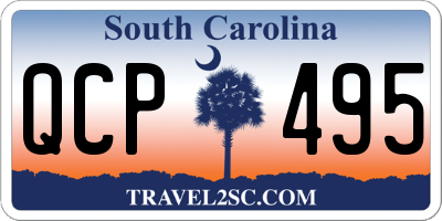 SC license plate QCP495
