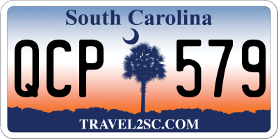 SC license plate QCP579