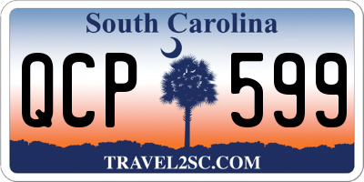 SC license plate QCP599