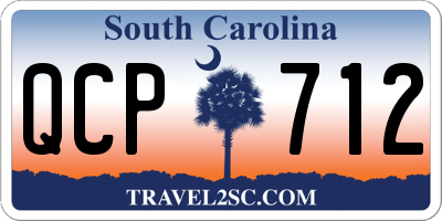 SC license plate QCP712