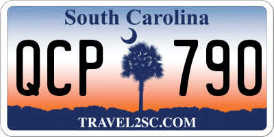 SC license plate QCP790