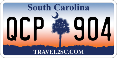 SC license plate QCP904