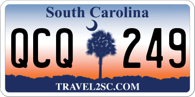 SC license plate QCQ249