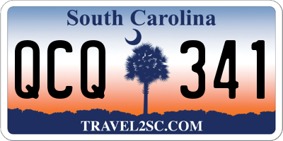 SC license plate QCQ341