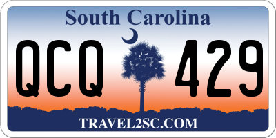 SC license plate QCQ429