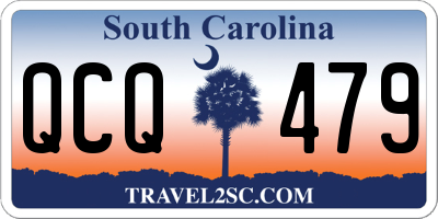 SC license plate QCQ479