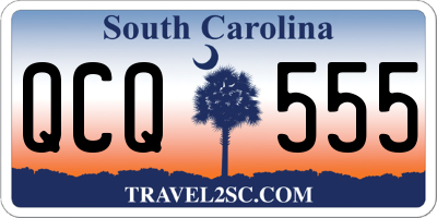 SC license plate QCQ555