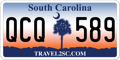 SC license plate QCQ589