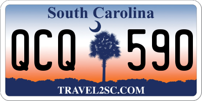 SC license plate QCQ590