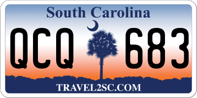 SC license plate QCQ683