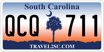 SC license plate QCQ711