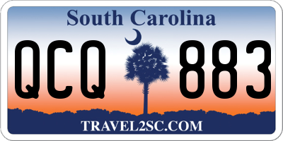 SC license plate QCQ883