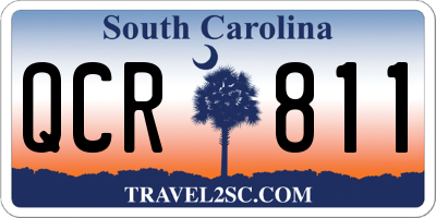SC license plate QCR811