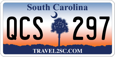SC license plate QCS297