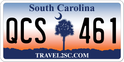 SC license plate QCS461