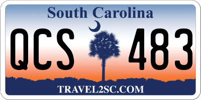 SC license plate QCS483