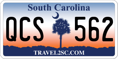 SC license plate QCS562
