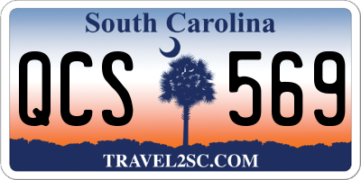 SC license plate QCS569
