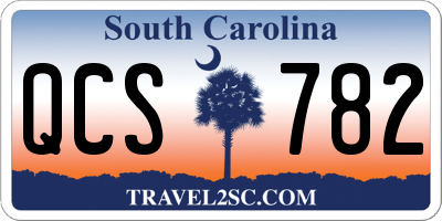 SC license plate QCS782